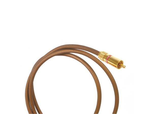 VdH D300 III Hybrid, signal RCA, 1,2m Hybrid, skjermet coax, forsølvet OFC